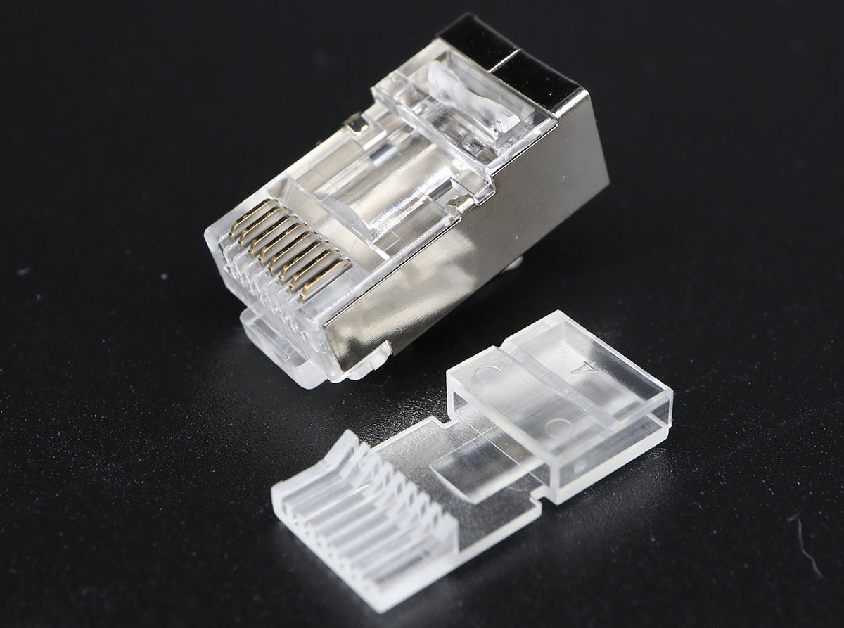 P8-070-3 C6 STP RJ45 Modular Plug 8P8C-F-RV 0.6mm