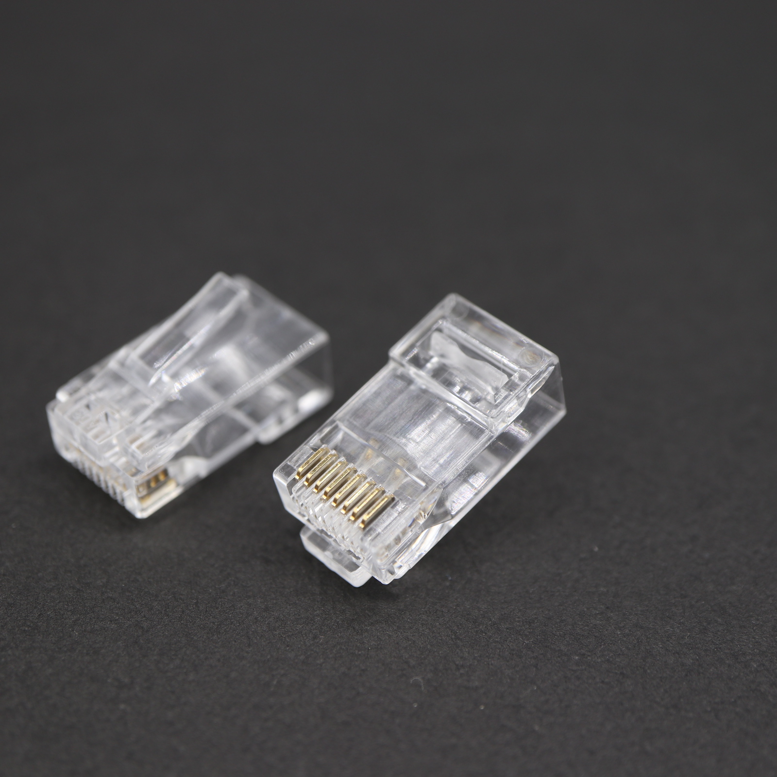 P8-071-2 RJ45 Modular Plug Cat.6A UTP FAST (Pass Through) 8P8C-2R-V  2 Rows