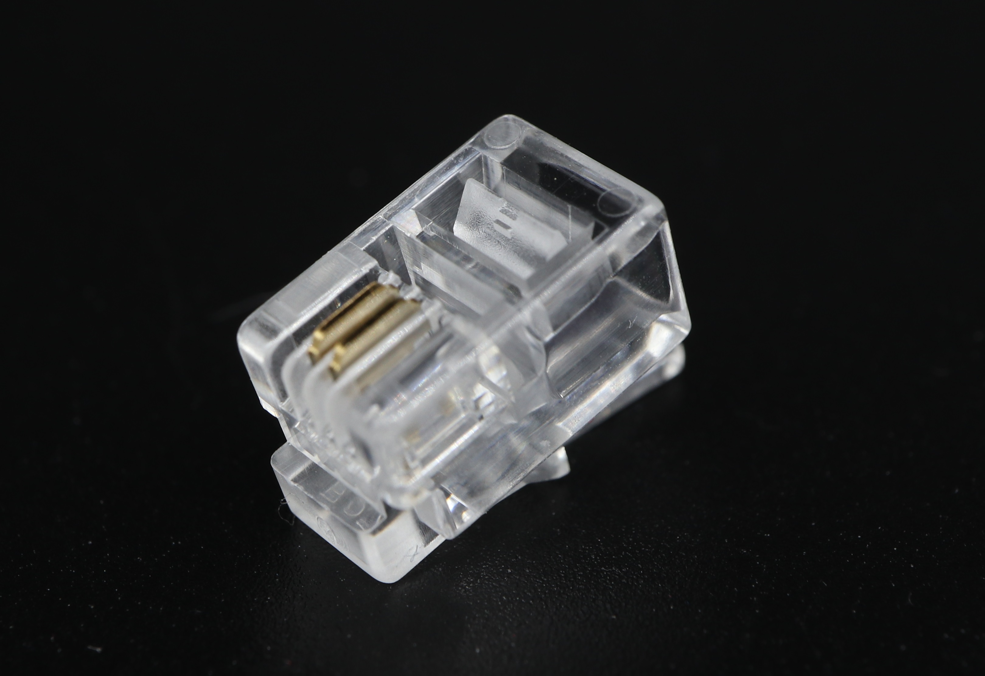 P4-003 RJ9 Modular Plug  4P2C-F