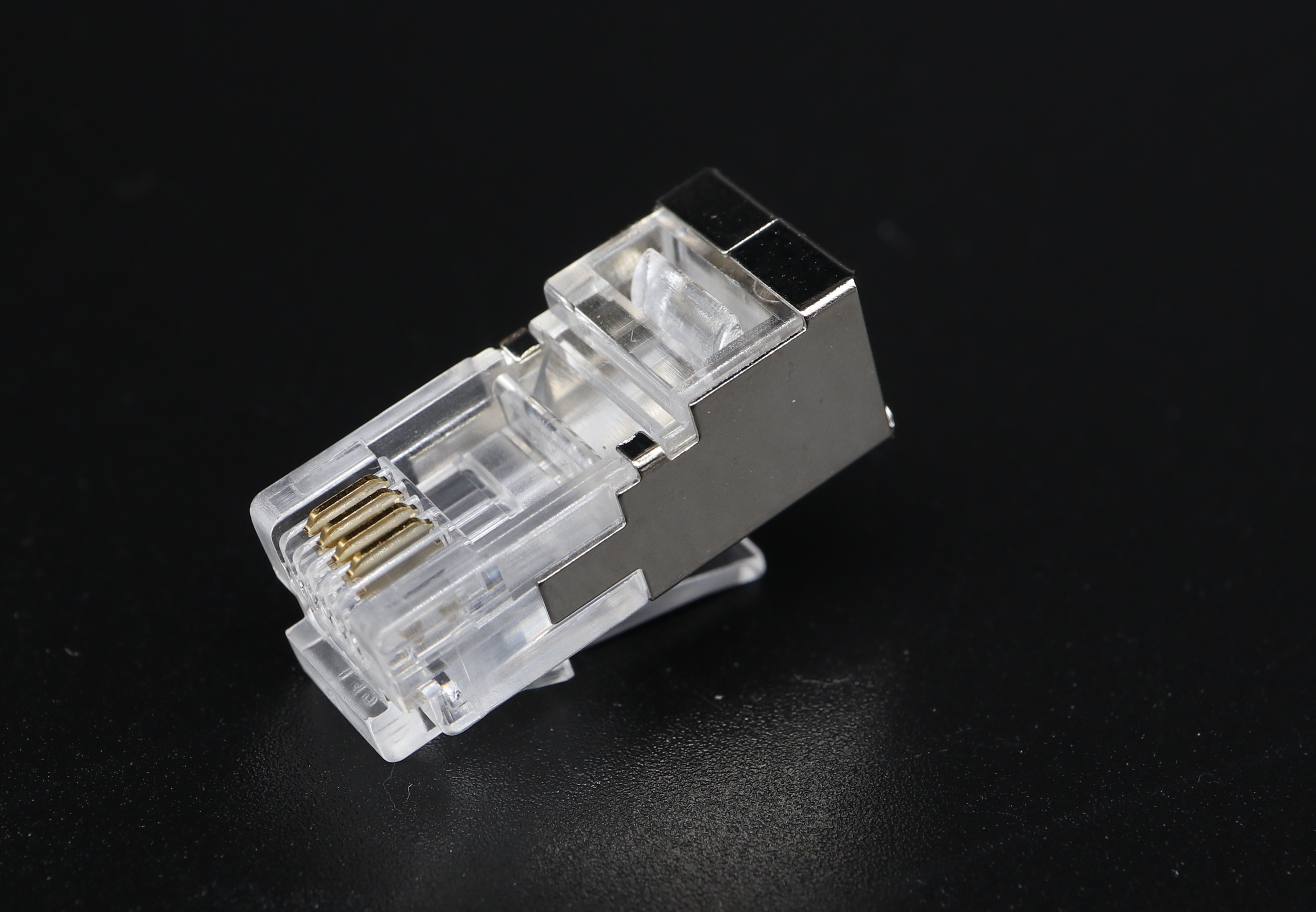 P6-L68 RJ11 Modular Plug L-6P4C-F  Shielded