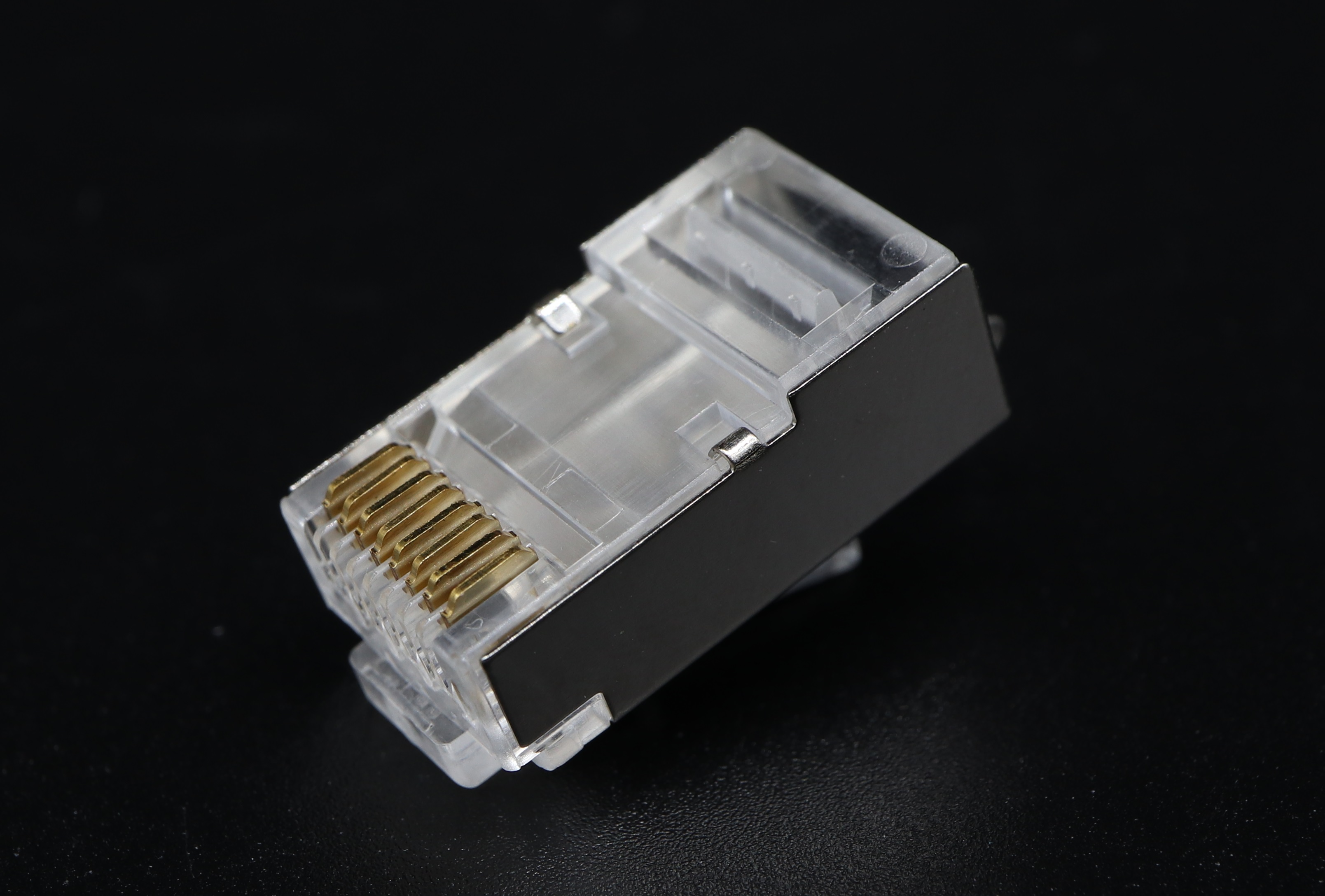 P8-005-7 RJ45 Modular Plug Cat.5E 8P8C-R Shielded 1.2mm