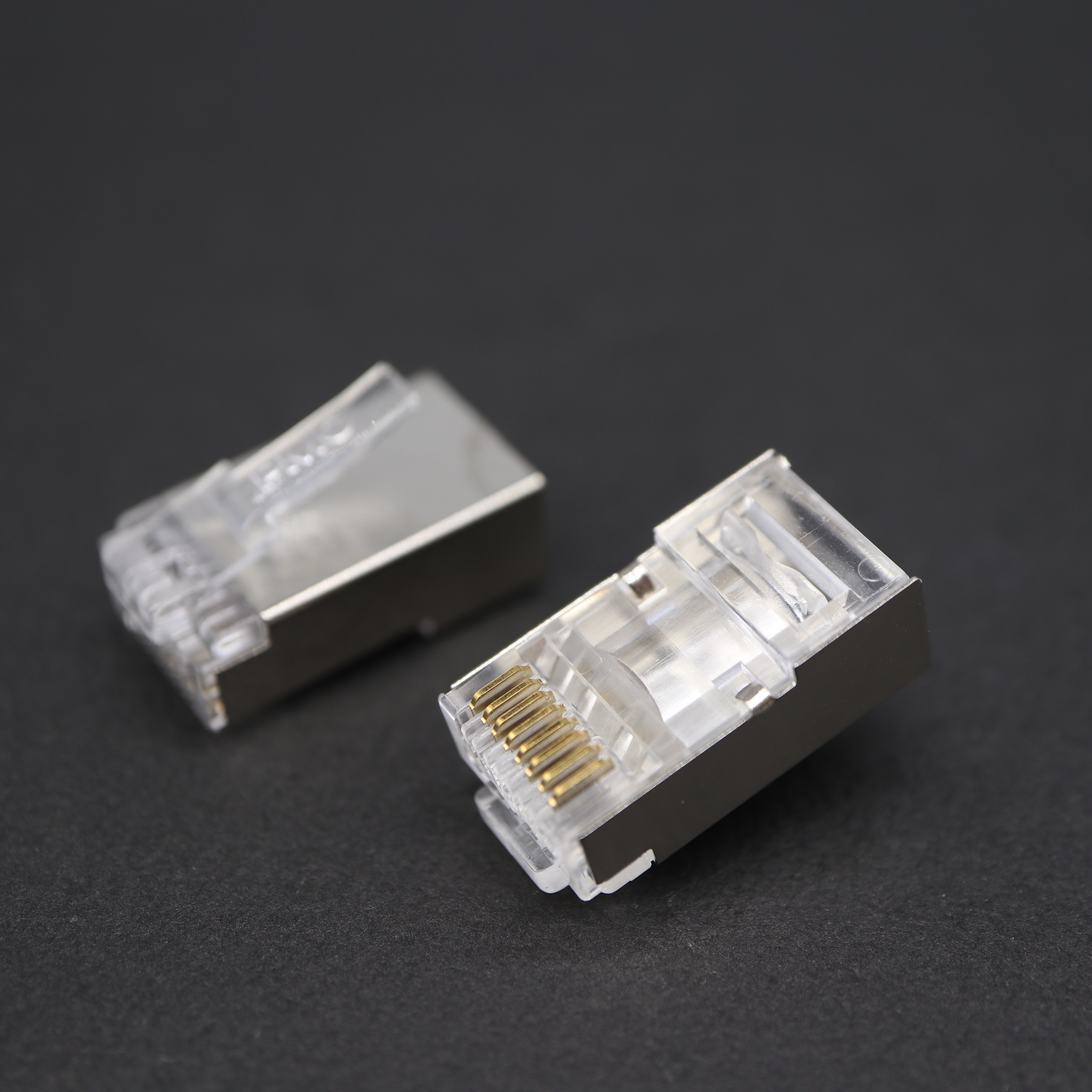 P8-020-16 RJ45 Modular Plug Cat.6A Shielded FAST (Pass Through) 8P8C F-RV 2 Rows 1.20mm