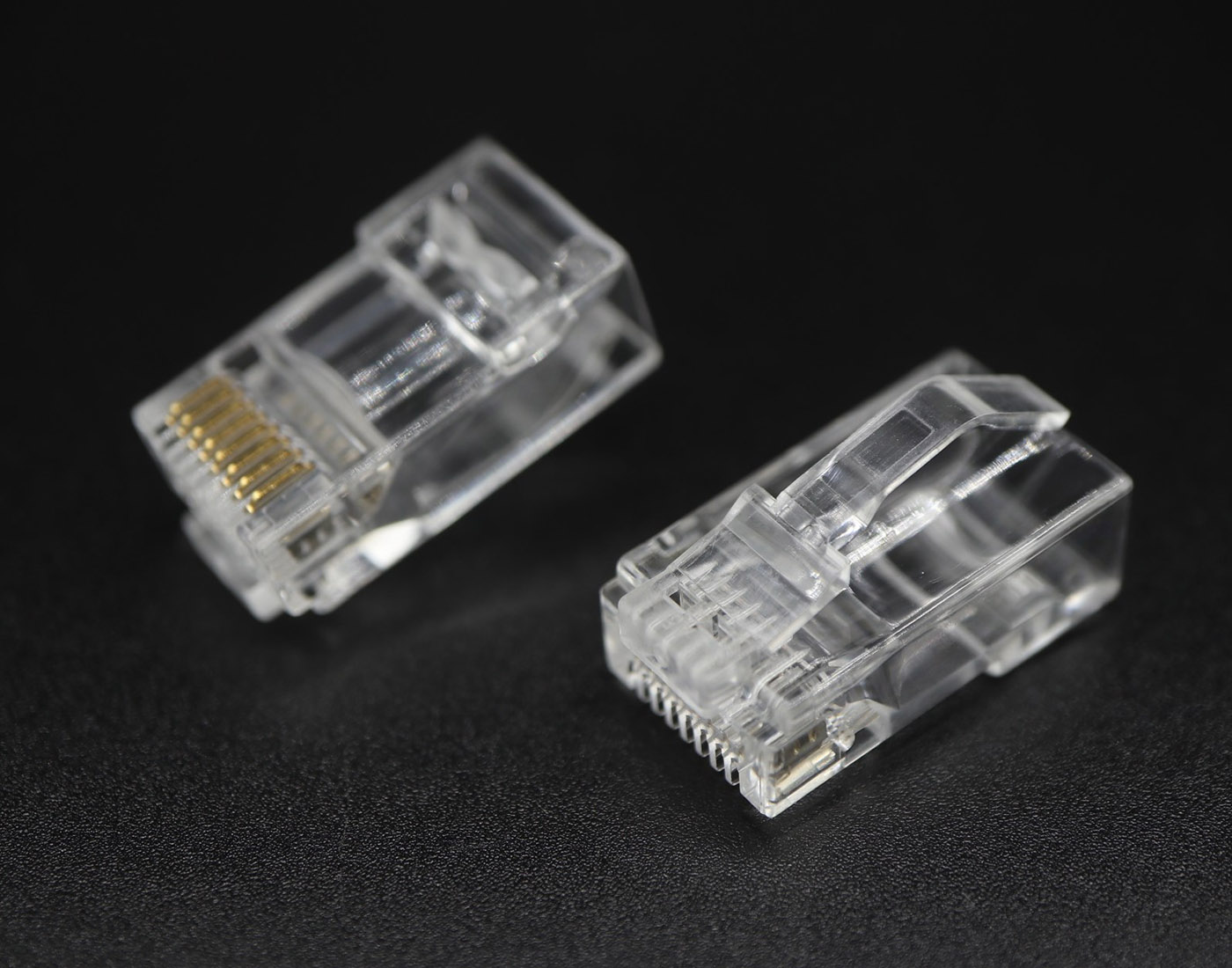 P8-029-3 RJ45 Modular Plug Cat.6 UTP FAST (Pass Through) with Arc Latch 8P8C-2R-V