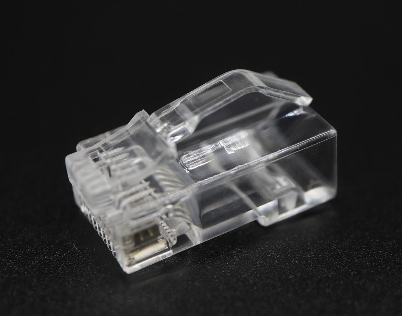 P8-029-5 RJ45 Modular Plug Cat.6A UTP FAST (Pass Through) with Arc Latch 8P8C-2R-V  2 Rows