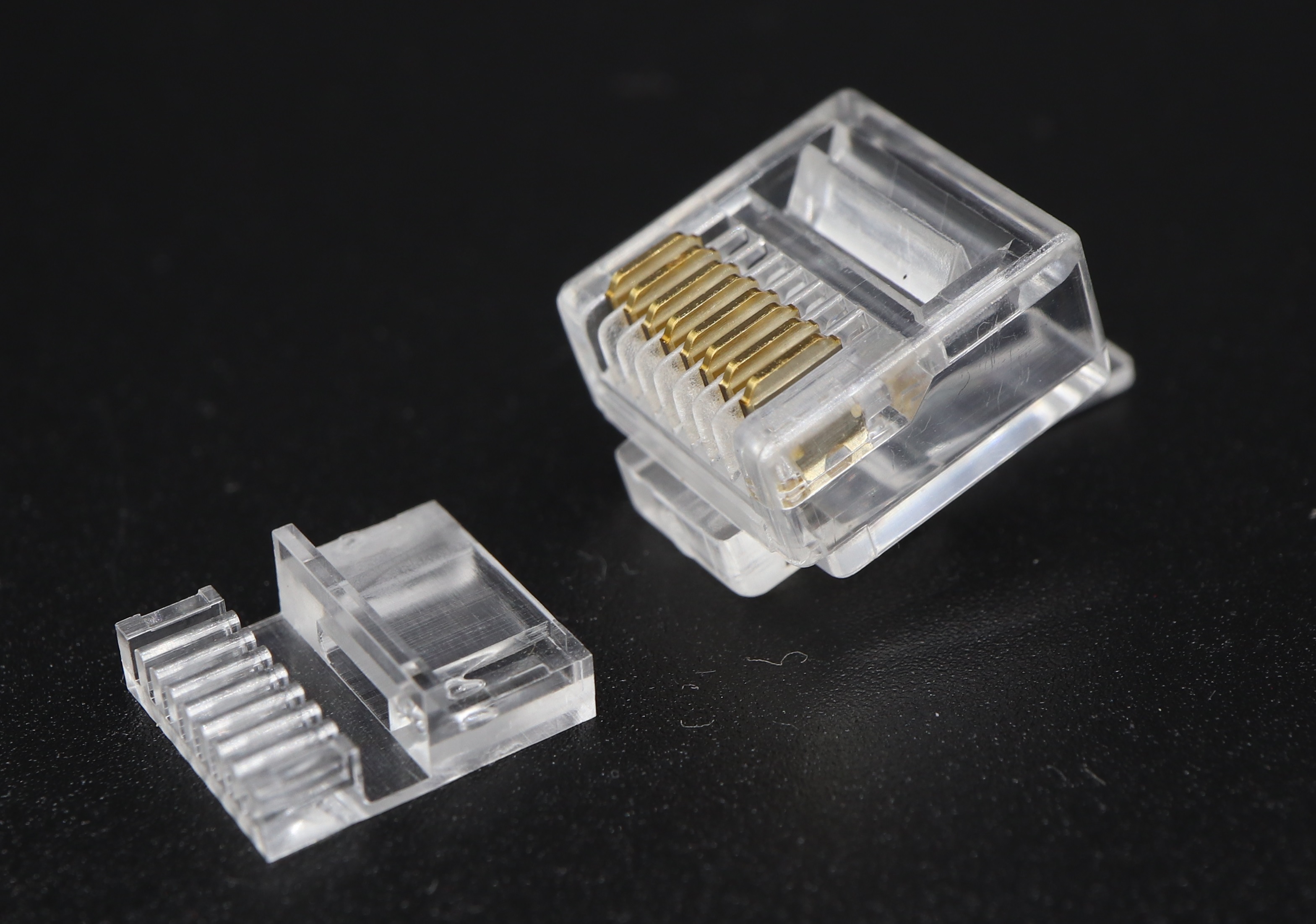 P8-S78-2 RJ45 Modular Plug Cat.6 UTP S-8P8C-F-L 0.4mm - Long Latch