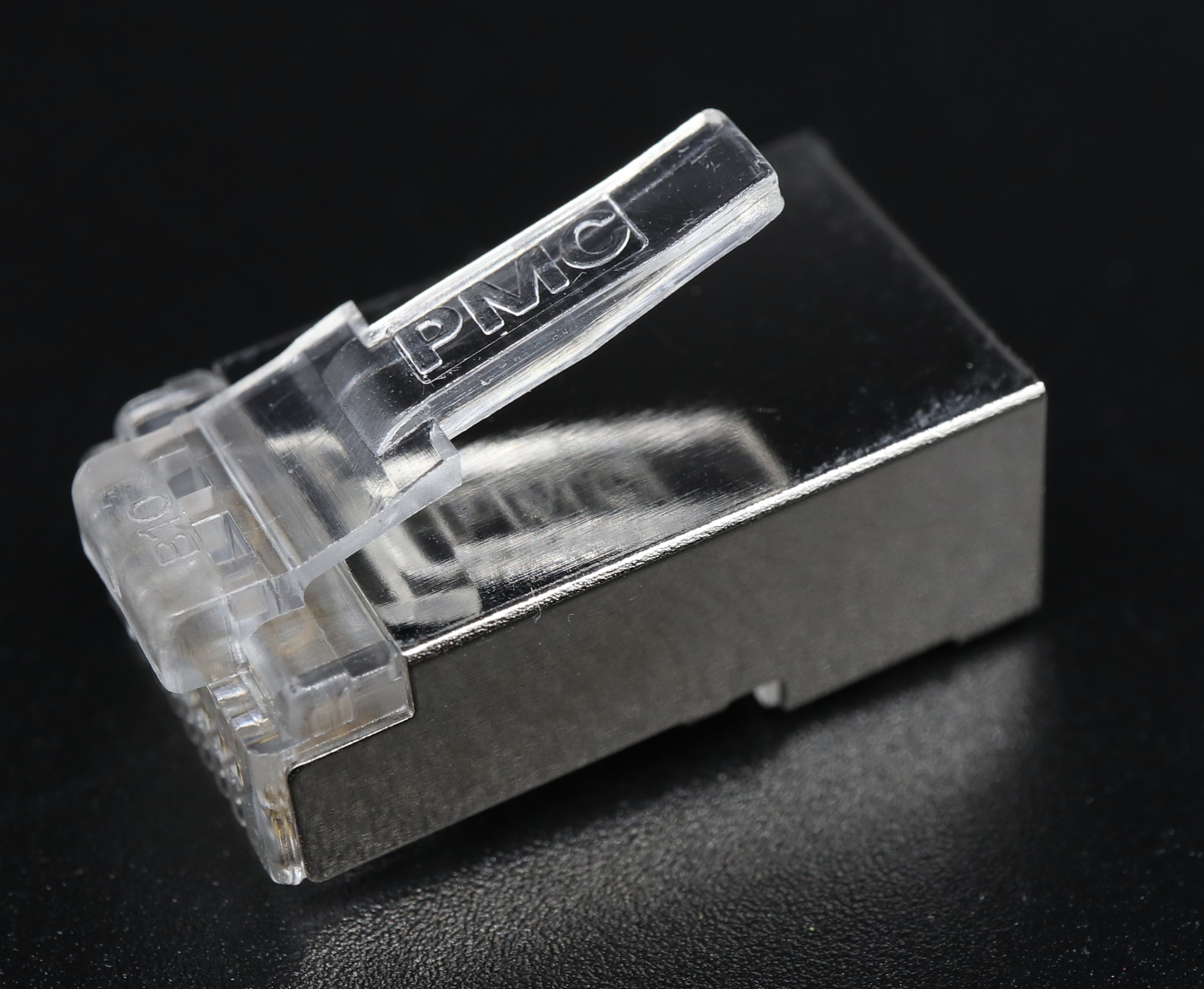 Cat.6A Shielded RJ45 Plug RV Type | 2-Row 8P8C-F | P8-064 | Plug Master