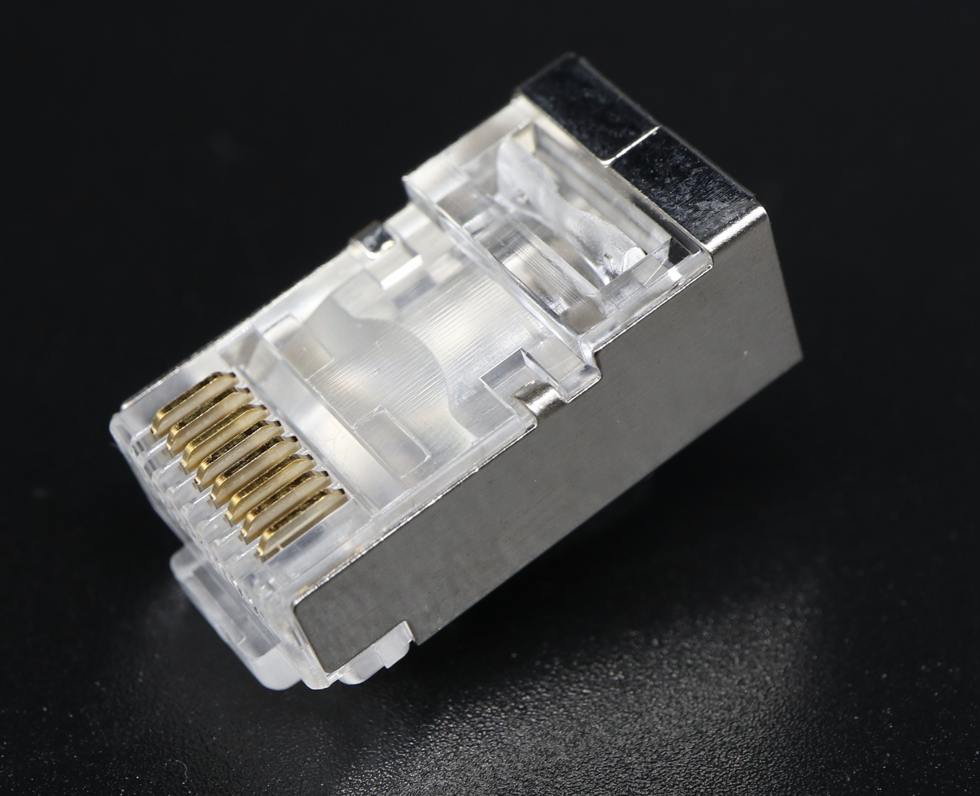 Cat.6A Shielded RJ45 RV Type 1.1mm | 2-Row 8P8C-F | P8-064-2