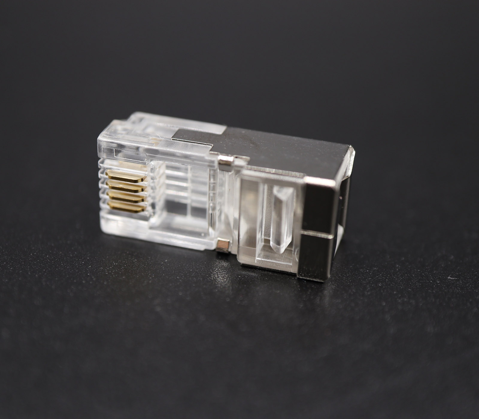 Shielded RJ11 6P4C Long Body Modular Plugs | Flat Cable | Plug Master